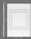 BOISERIE IN GESSO CM. 70