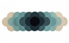 OPTICAL FLOWER tappeto 87 x 300