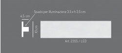 DIFFUSORE LUCI IN GESSO