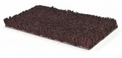 ZERBINO IN COCCO NATURALE MARRONE