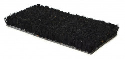 ZERBINO IN COCCO NATURALE NERO