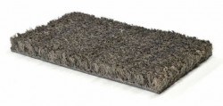 ZERBINO IN COCCO NATURALE GRIGIO