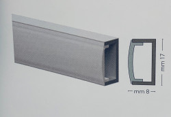 PROFILO IN ALLUMINIO E COPRI LED
