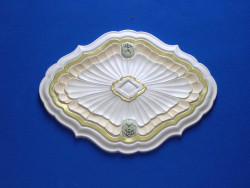 ROSONE IN GESSO DECORATO
