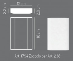 ZOCCOLO IN GESSO