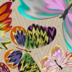 MISSONI HOME 2 PANNELLO DIGITALE METALLICO