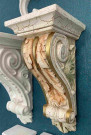 CAPITELLO IN GESSO PLACCATO